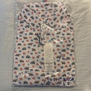 RHOBACK the beach pass short sleeve polo